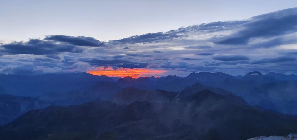 Randonnée levé de soleil