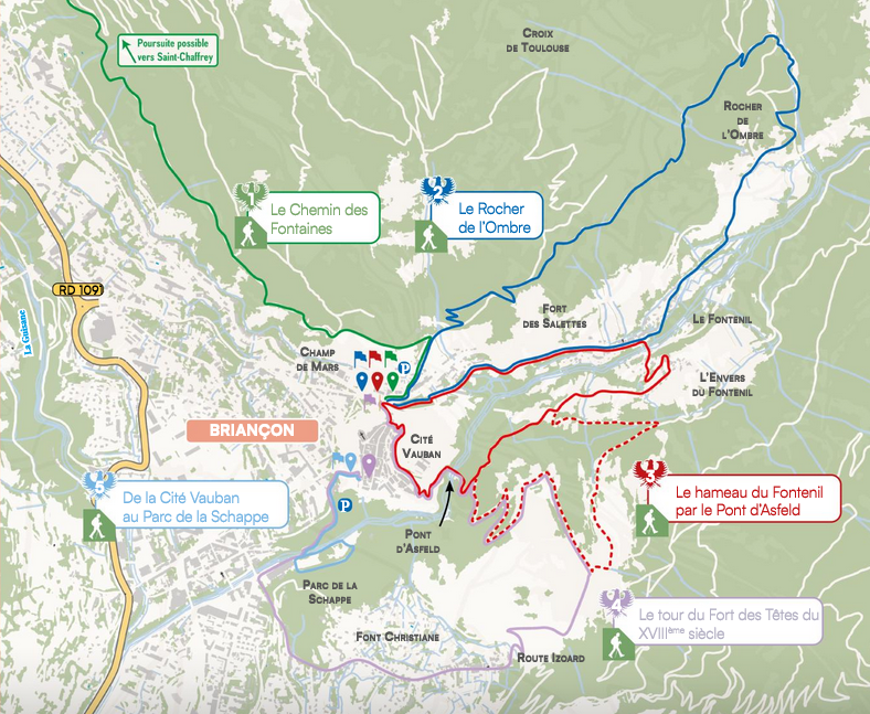 au départ de Briançon