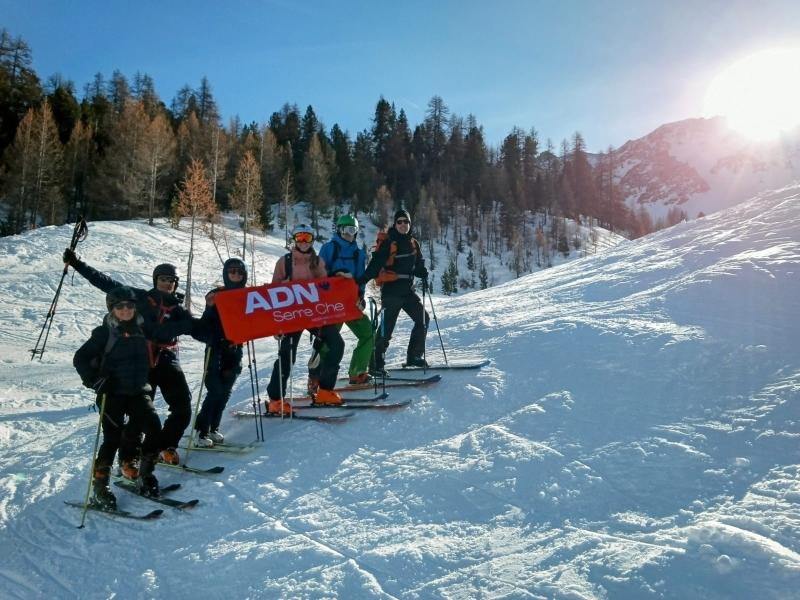 Sortie ski de randonnée et les ADN Serre Che