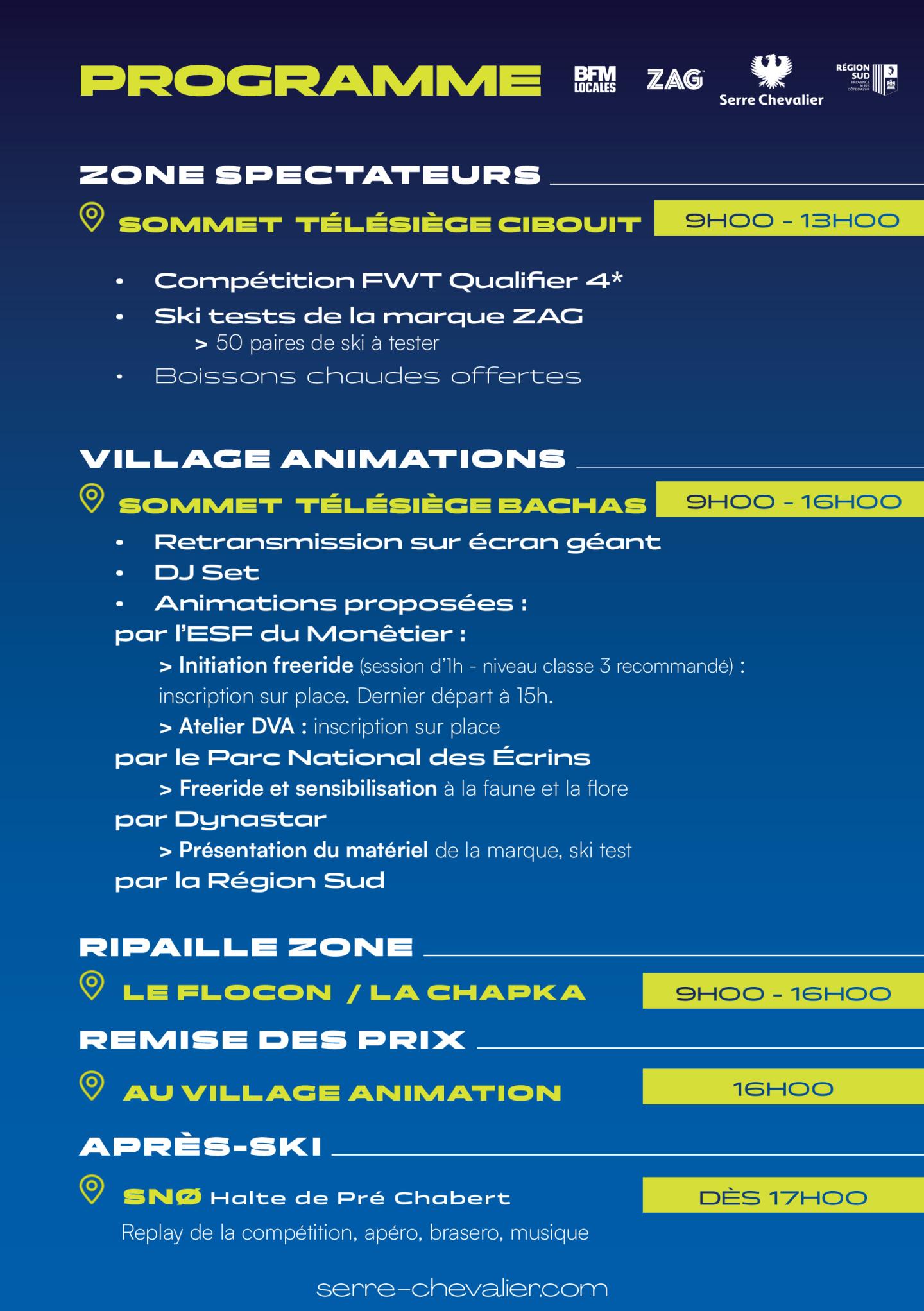 FREERIDE WORLD TOUR QUALIFIER programme