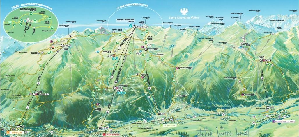 Domaine de Serre Chevalier l'été