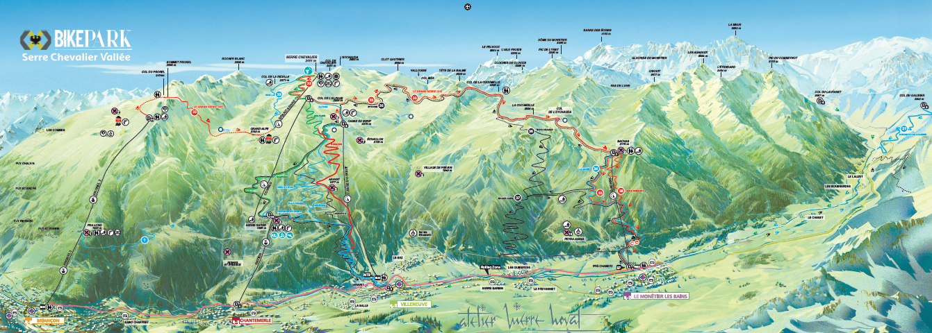 Domaine de Serre Chevalier l'été