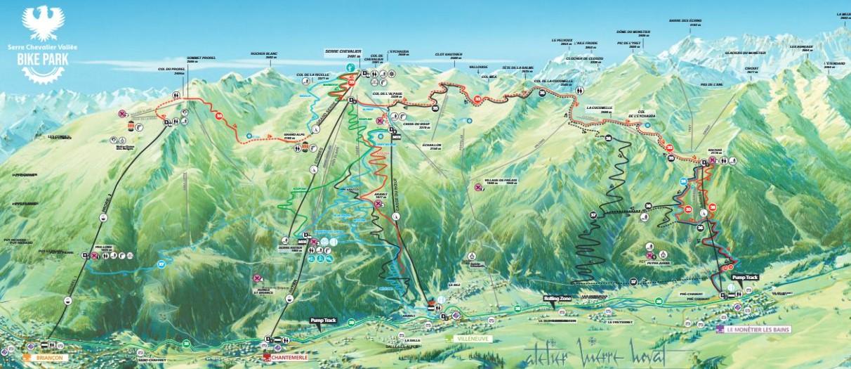 Domaine de Serre Chevalier l'été