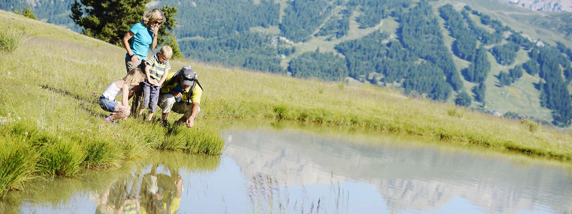 L'eau source de vie pour la famille à Serre Chevalier