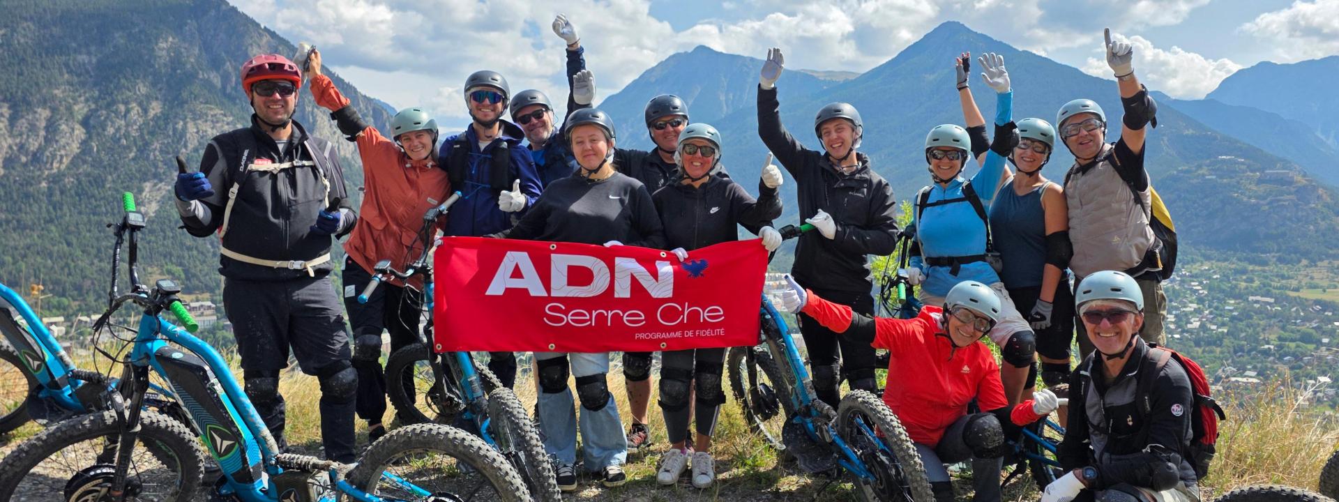 equipe-trottinette serre chevalier ADN Serre Che