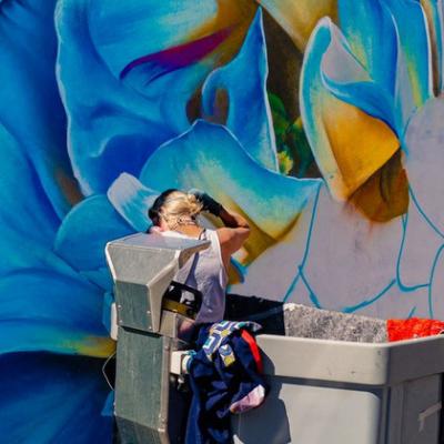sophie-mess Street art Briançon