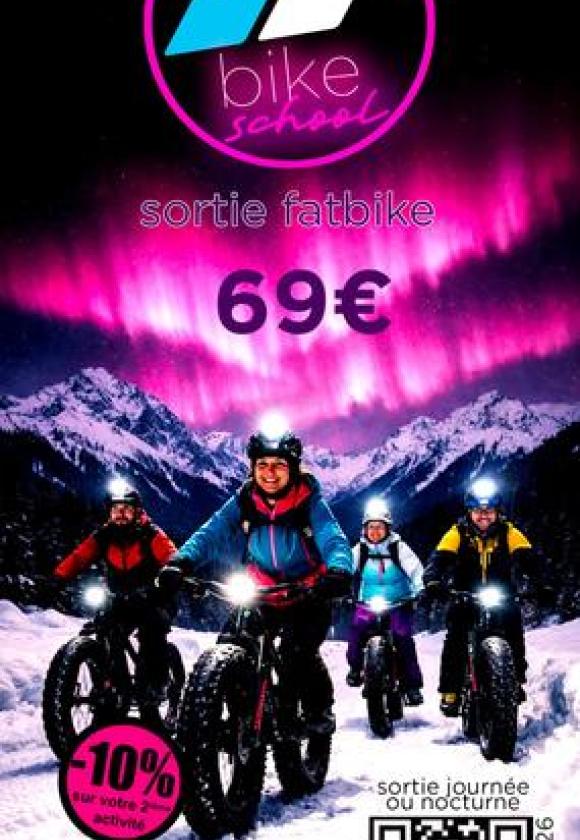 Rando fat bike nocturne_La Salle-les-Alpes