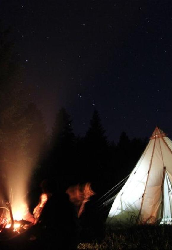 Ma première nuit en tipi_Le Monêtier-les-Bains