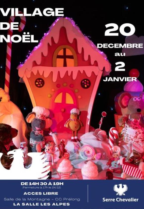 Le village de Noël_La Salle-les-Alpes