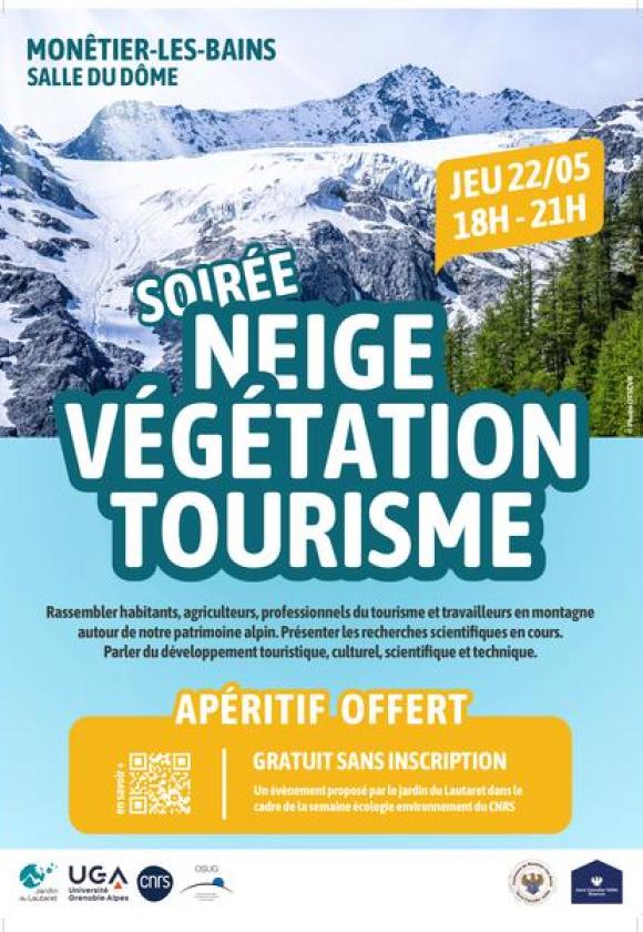 Soirée neige, végétation, tourisme_Le Monêtier-les-Bains