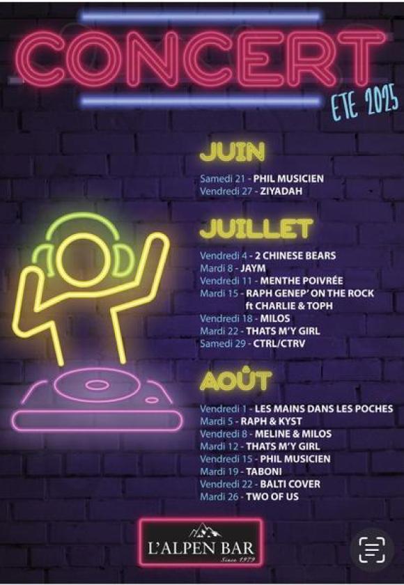 Concert à l'Alpen Bar_Le Monêtier-les-Bains