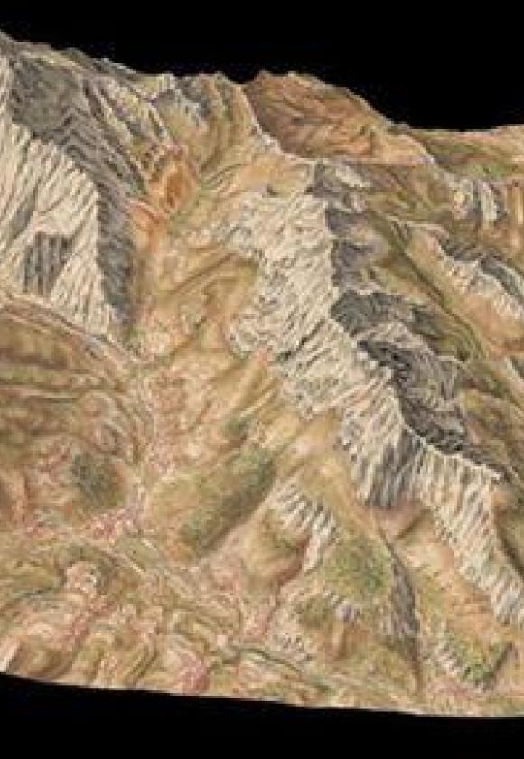 Dans la mémoire d’un paysage de montagne….de la cartographie des cadastres anciens des Écrins._Le Monêtier-les-Bains