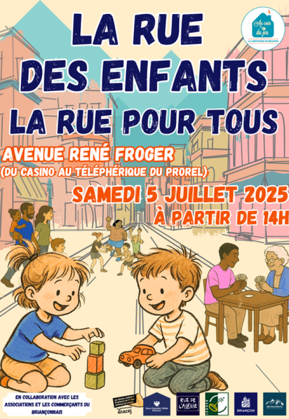 "La rue des enfants, la rue pour tous"_Briançon