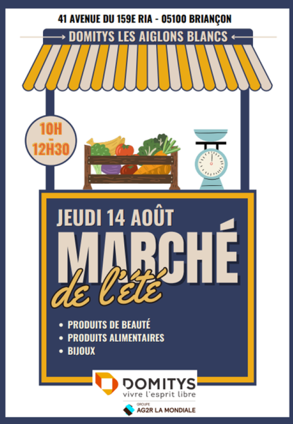 Marché à Domitys_Briançon
