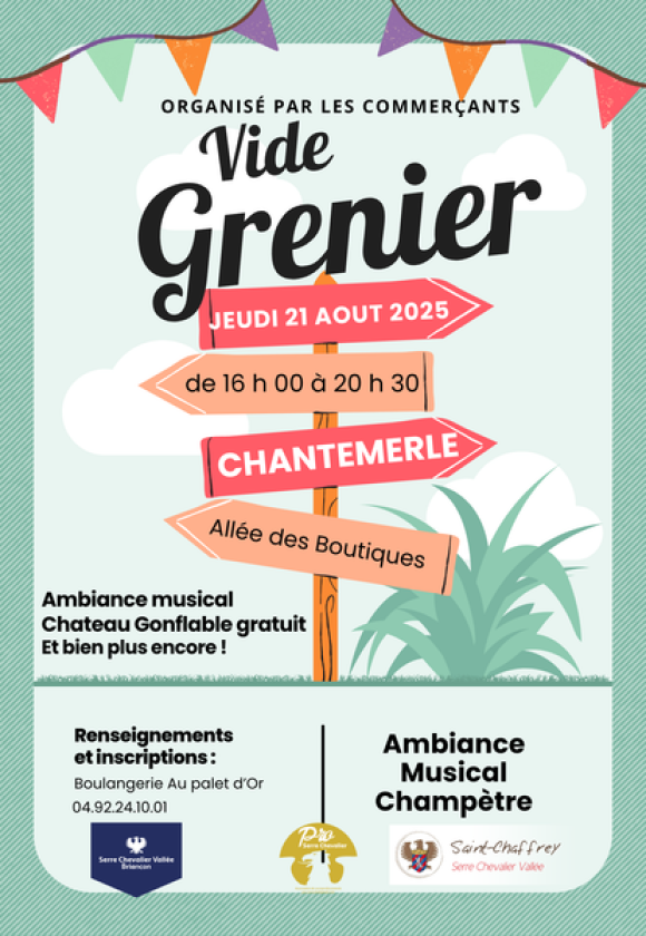 Vide grenier_Saint-Chaffrey