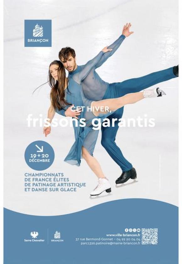 Championnats de France Elite de patinage artistique et danse sur glace_Briançon