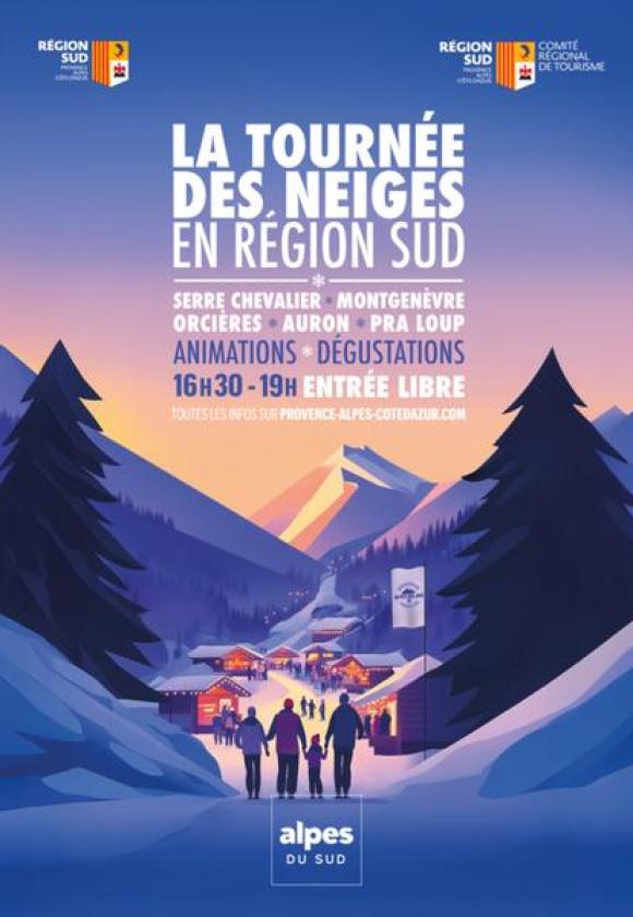 Tournée des neiges Région Sud_Saint-Chaffrey