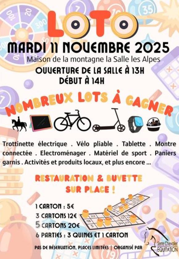 Loto de Serre Chevalier Equitation_La Salle-les-Alpes