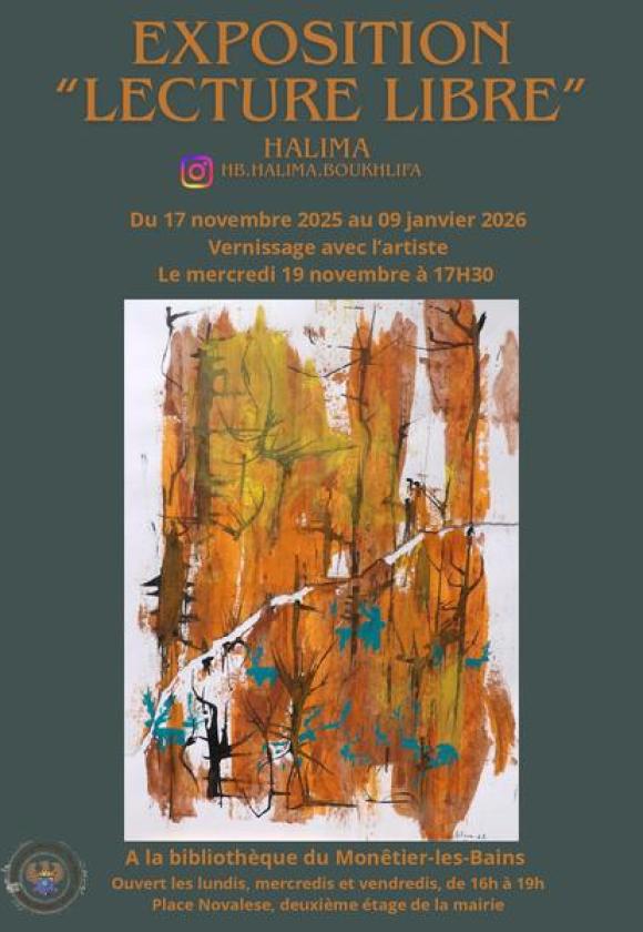 Exposition " lecture Libre"_Le Monêtier-les-Bains