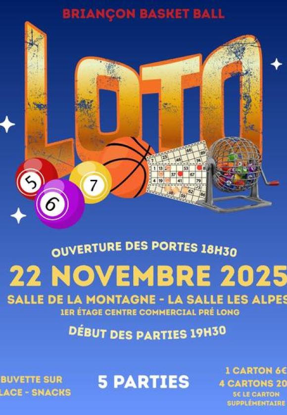 Loto du Briançon Basket Ball_La Salle-les-Alpes