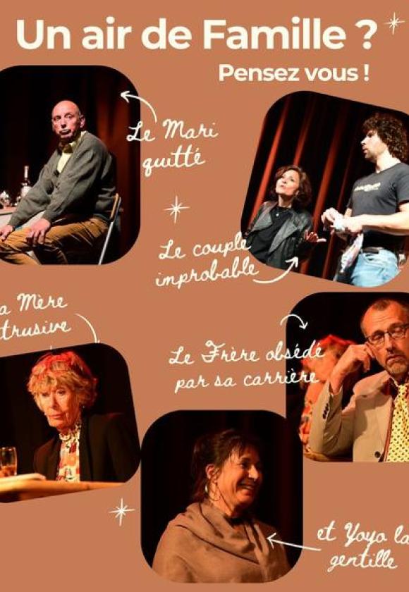 Pièce de théatre "un air de famille"_Saint-Chaffrey