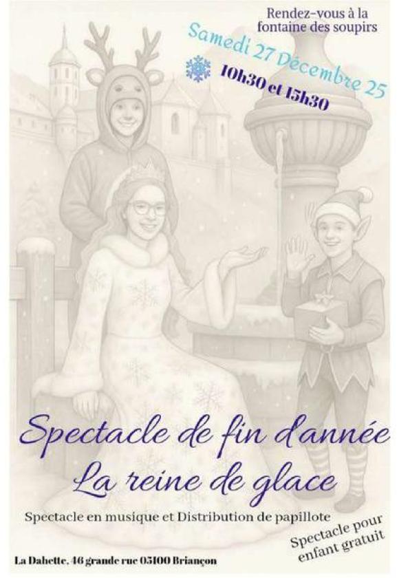 Spectacle La reine des glaces_Briançon