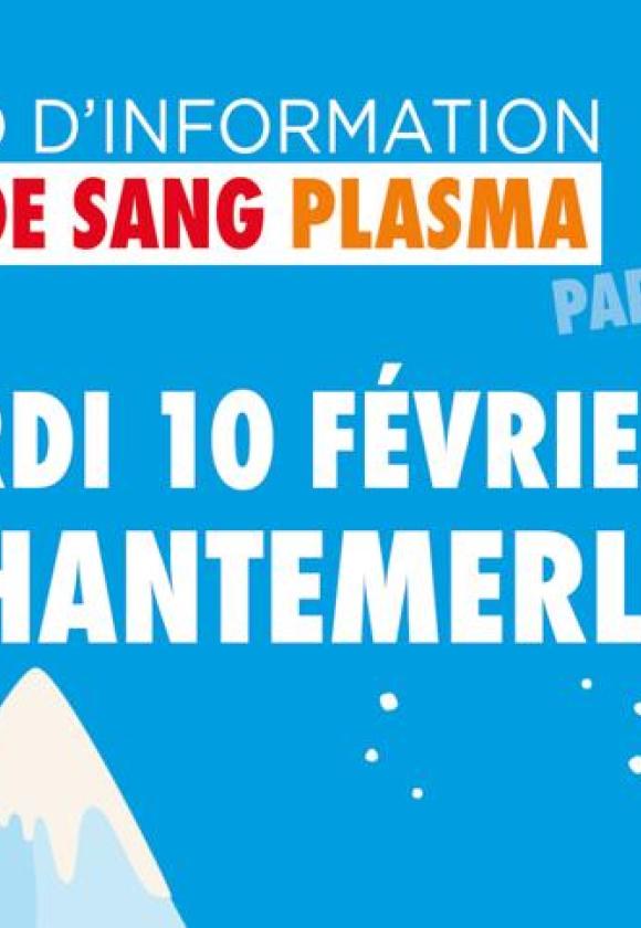 Sensibilisation au don de sang et de plasma_Saint-Chaffrey