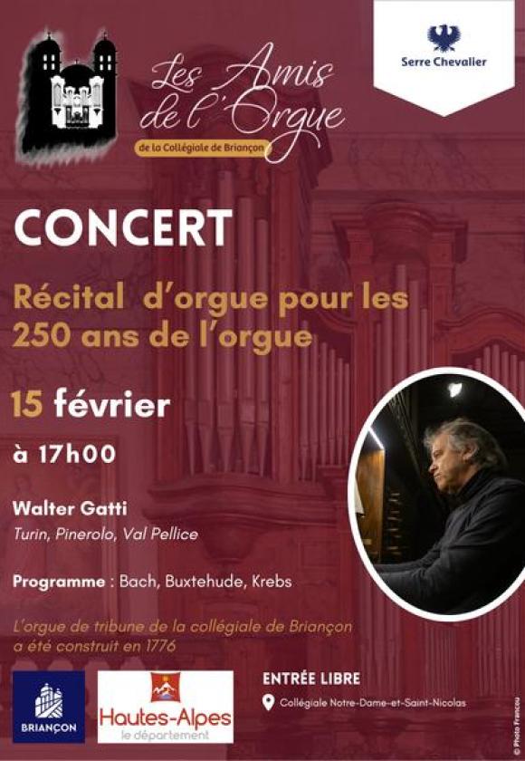 Concert anniversaire de l'orgue de la Collégiale_Briançon
