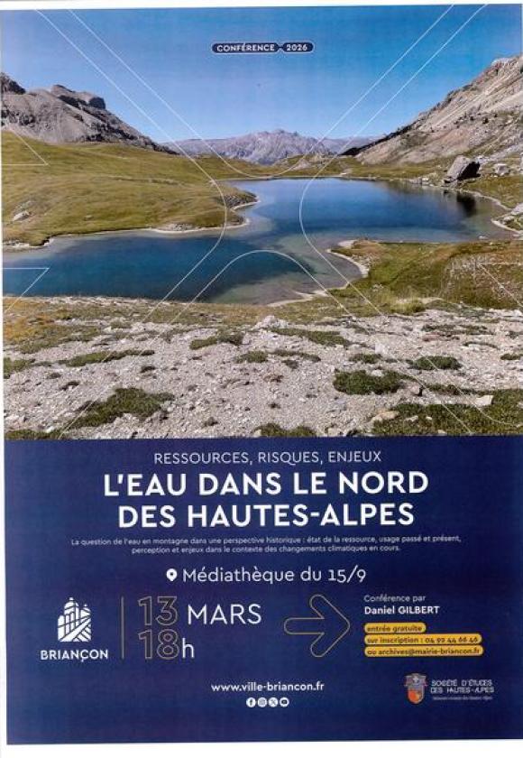 Conférence "L'eau dans le nord des Hautes-Alpes"_Briançon