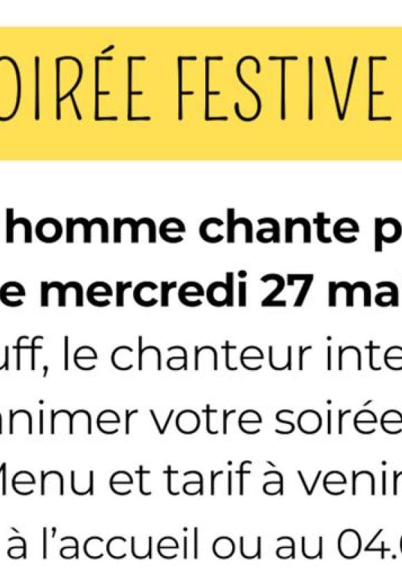 Soirée festive à la résidence Domitys_Briançon