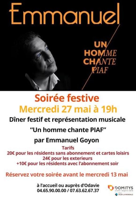 Soirée festive à la résidence Domitys_Briançon