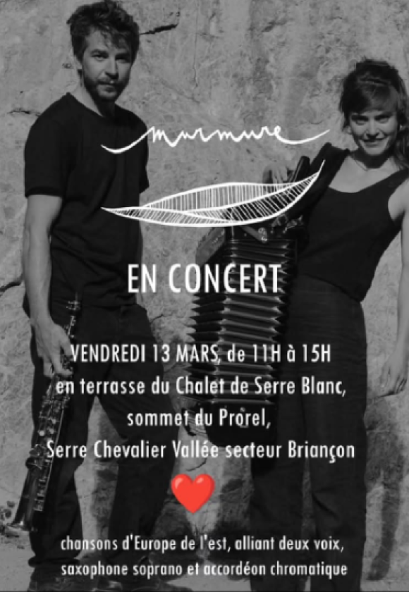 Murmure en concert au Chalet de Serre blanc_Briançon
