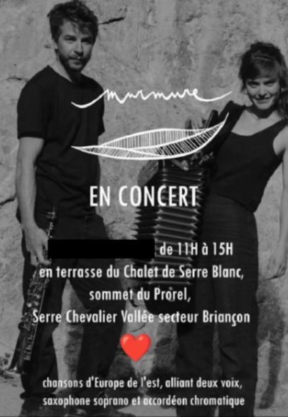 Murmure en concert au Chalet de Serre blanc_Briançon