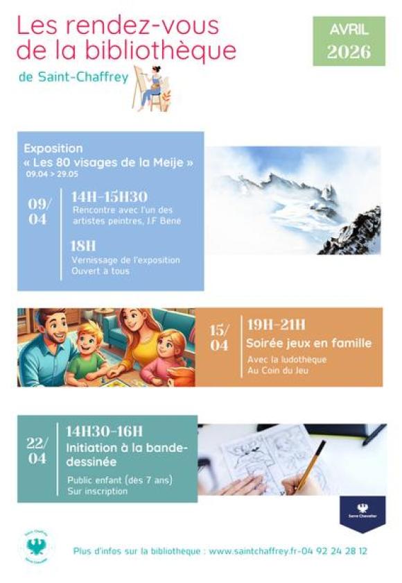 Les rendez-vous de la bibliothèque