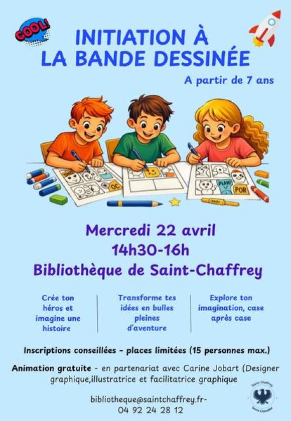 Initiation à la bande dessinée_Saint-Chaffrey