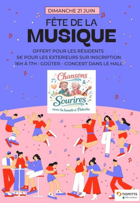 Fête de la musique à la résidence Domitys_Briançon
