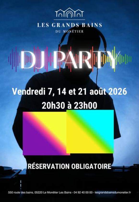 DJ Party des Grands Bains_Le Monêtier-les-Bains