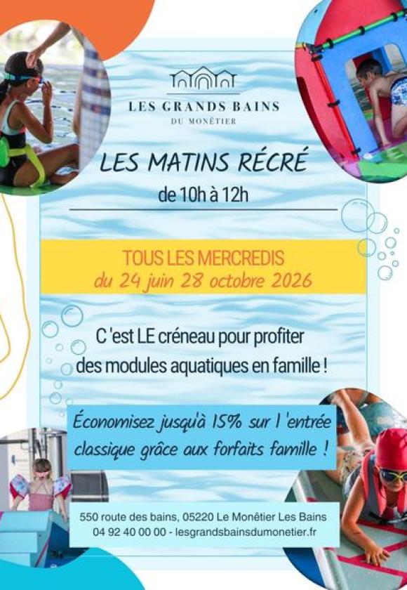 Le Matin récré des Grands Bains_Le Monêtier-les-Bains