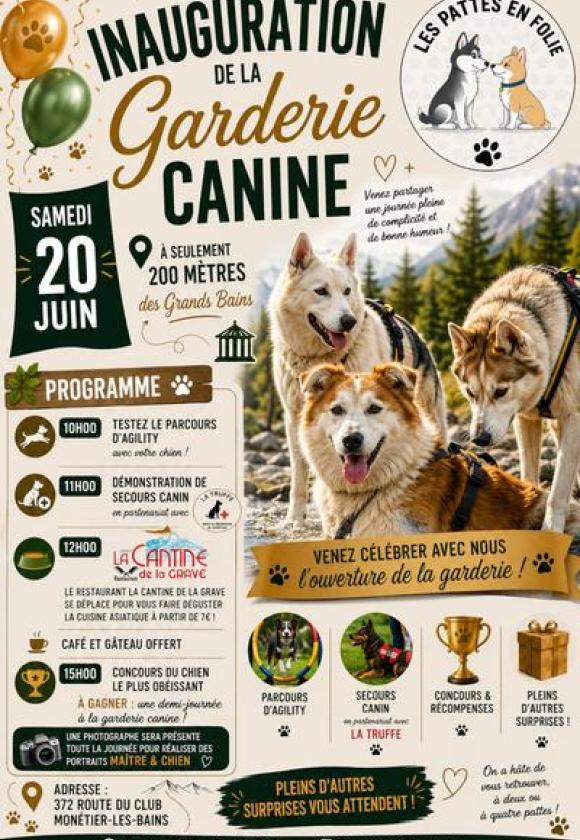Inauguration de la Garderie Canine_Le Monêtier-les-Bains