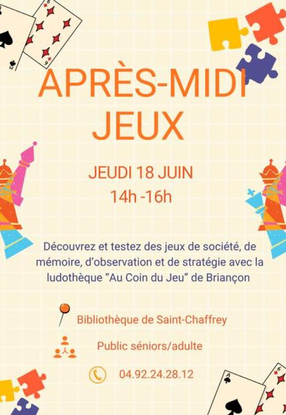 Après-midi jeux à la bibliothèque_Saint-Chaffrey