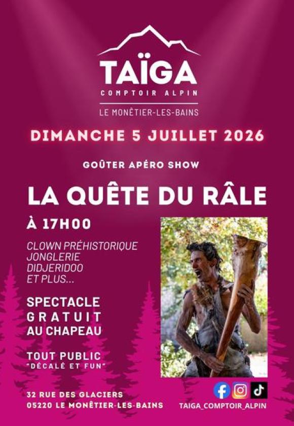 Spectacle La quête du rale0 5/07/2026