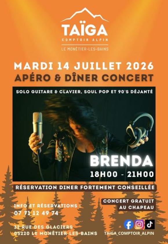 Concert de Mélanie Demaria  au Taïga