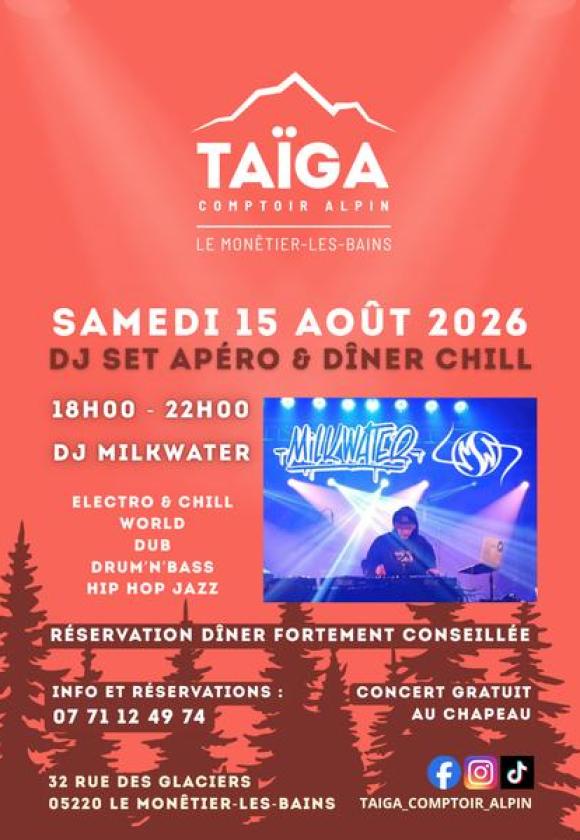 DJ Milkwater au Taïga