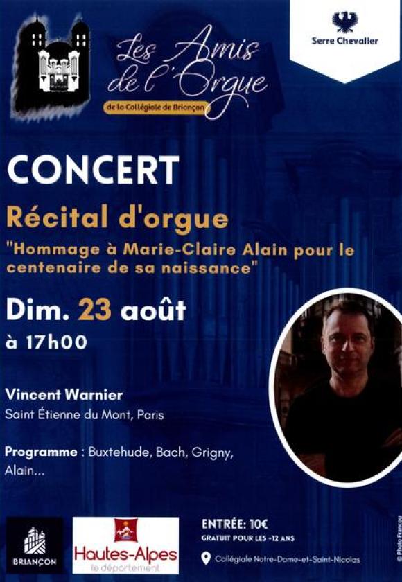 Concert de l'Orgue de la Collégiale_Briançon