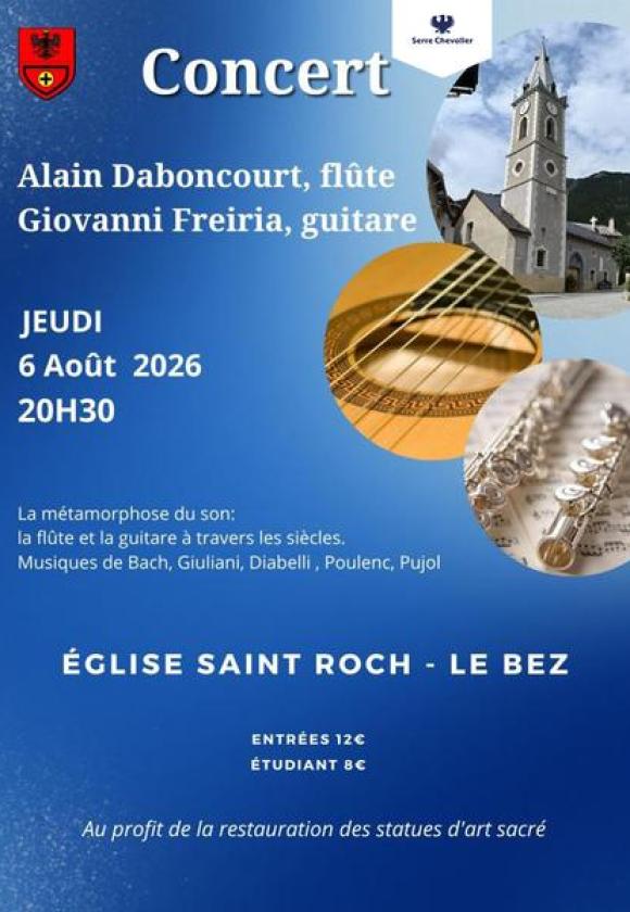 Concert de flûte et guitare_La Salle-les-Alpes