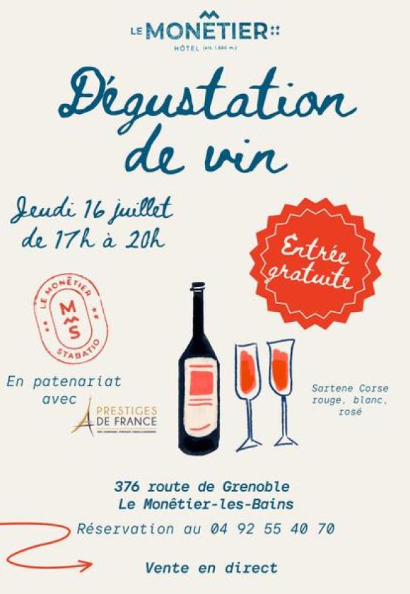 Dégustation de vin à l'hôtel Le Monêtier_Le Monêtier-les-Bains