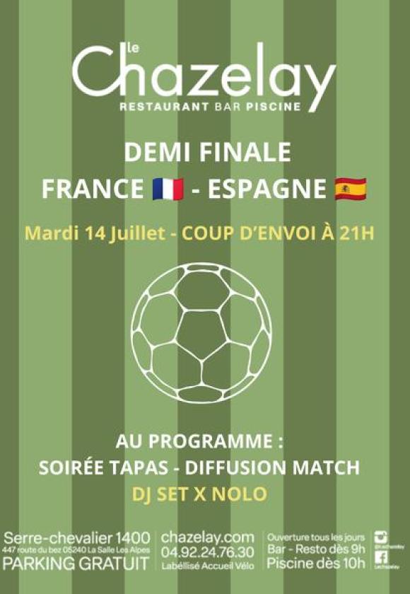 Soirée ½ Finale au Chazelay_La Salle-les-Alpes
