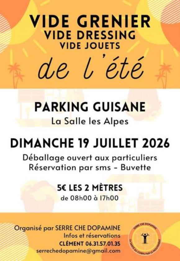 Vide grenier_La Salle-les-Alpes