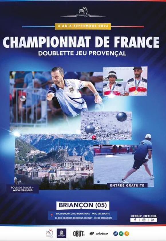 Championnat de France Doublette Jeu Provençal_Briançon