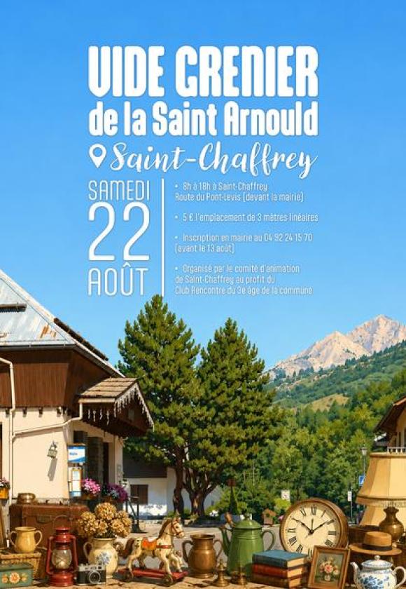 Vide grenier de la Saint-Arnould_Saint-Chaffrey